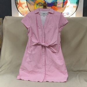Vineyard Vines Pink Striped Dress